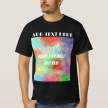 テキストロゴイメージの追加ダブルトレンディーTシャツ