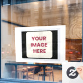 テキストロゴ ウィンドウサイン (カフェ窓)