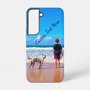 テキスト付きカスタムフォトSamsung Galaxyケース Samsung Galaxy S22ケース