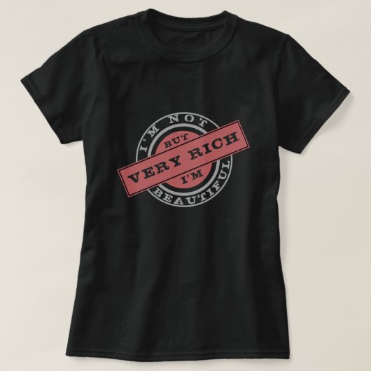 テキスト入りの遊び心のある女性用Tシャツ Tシャツ (デザイン正面)