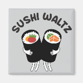 テキスト入り寿司ワルツ マグネット (正面)