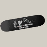 テキスト名の追加， Peace Love Skateboarding スケートボード<br><div class="desc">名前、または自分の文字 – または削除する空白の文字- "Peace Love Skateboarding"。 – スケートボードの人はこの人を愛する – 私の店に多くのスケートボードギフトのアイディア素晴らしを参照しなさい。</div>
