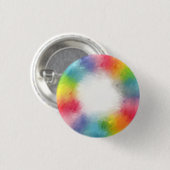 テキスト名モダンカラフル空白のテンプレート 缶バッジ (正面&裏面)