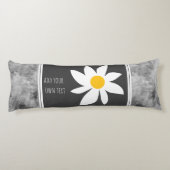 テキスト海モダンをグレーに追加 ボディピロー (裏面)