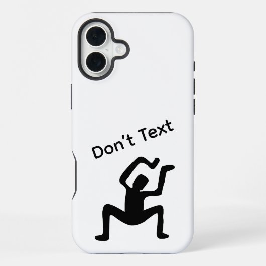 テキスト禁止 iPhoneケース (裏面)