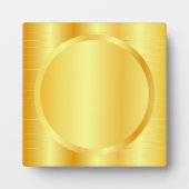 テキスト金ゴールドルックエレガントトレンディーテンプレートの追加 フォトプラーク (正面)