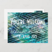 テキスト、カスタムサイン、画像、背景を編集する ポストカード (正面/裏面)