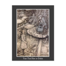 テキスト/カラーアリスとキャタピラーラッカムアート