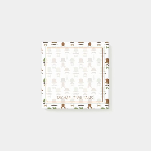 テキスト |トップハットの口ひげ ポストイット (正面)