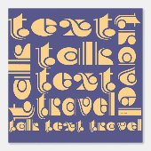 テキスト トーク トラベル ロゴ 壁紙 (正面)