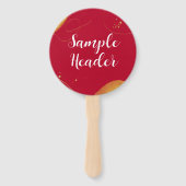 テキスト |プロモモダンン企業のハンドファン ハンドファン (裏面)