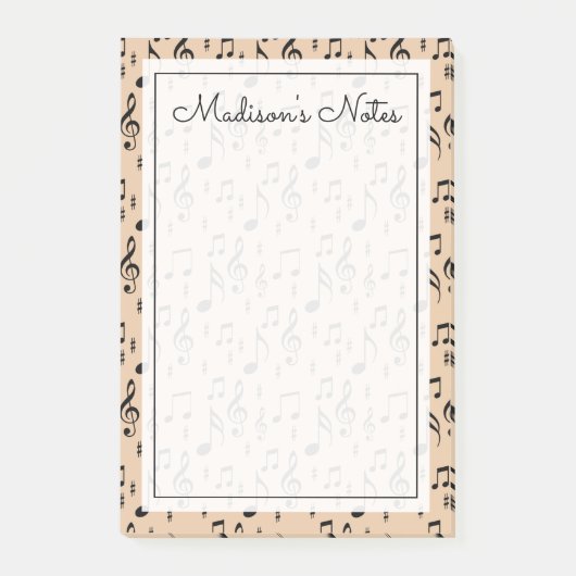 テキスト |楽譜 ポストイット (正面)