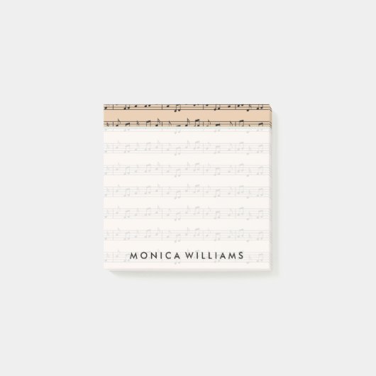 テキスト |楽譜 ポストイット (正面)