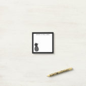 テキスト |熱帯パイナップル ポストイット (デスク上)