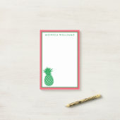 テキスト |熱帯パイナップル ポストイット (デスク上)