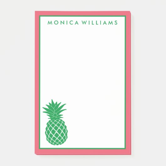 テキスト |熱帯パイナップル ポストイット (正面)