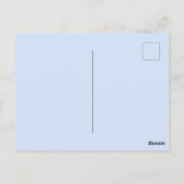 テキスト「CSルイス」が世界の虹を求めて作られる ポストカード (裏面)