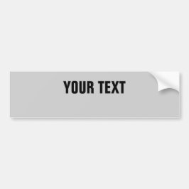 テキスト「Folio はっきりした CONDENSED」をグレーで表示 バンパーステッカー