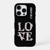 テキストLOVE iPhoneケース (裏面)