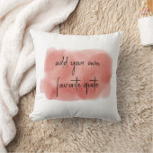 テキストterracotta水色を白に絵を描追加する クッション (ブランケット)