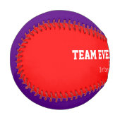 テキスパーソナライズされたトイベントのボール 野球ボール (正面左)