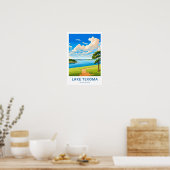 テキソマ湖アメリカ合衆国の旅行印刷 ポスター (キッチン)