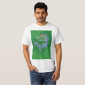 テキソマ湖 アメリカ地図 Tシャツ (正面フル)
