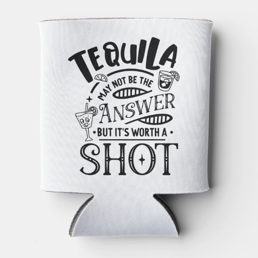 テキラおもしろいは答えにならないかもしれない 缶クーラー (正面)