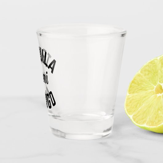 テキラエスミアミゴおもしろい引用文 ショットグラス (右)