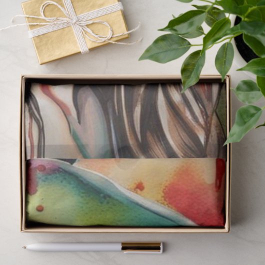 テキラサンライズカクテルかわいこちゃんデクページ紙 薄葉紙 (ギフト)