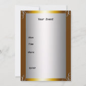 テキラサンライズカクテルパーティの招待状 招待状 (裏面)