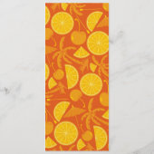 テキラサンライズカクテルレシピ招待状 (裏面)