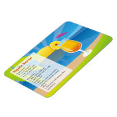 テキラサンライズカクテルレシピ マグネット (左側)