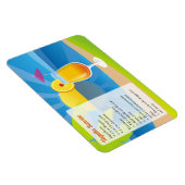 テキラサンライズカクテルレシピ マグネット (右側)