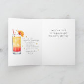 テキラサンライズカクテル21ハッピーバースデーカード カード (内部)