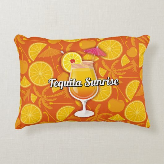 テキラサンライズカクテル アクセントクッション (正面)