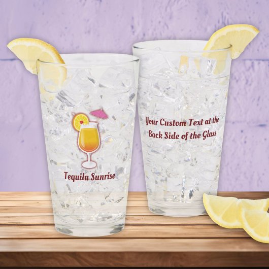 テキラサンライズカクテル タンブラーグラス