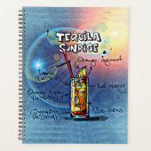 テキラサンライズカクテル(#7 /12ドリンクレシピセット) プランナー手帳 (正面)