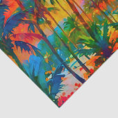 [テキラサンライズカラフル]トロピカルパームビーチ 薄葉紙 (詳細)