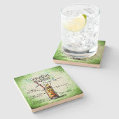 テキラサンライズドリンクレシピ ストーンコースター (横)