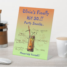 テキラサンライズバースデーパーティスナック