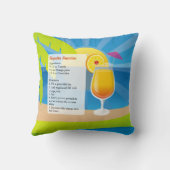 テキラサンライズレシピ クッション (裏面)