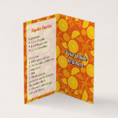 テキラサンライズレシピ 名刺 (内部)