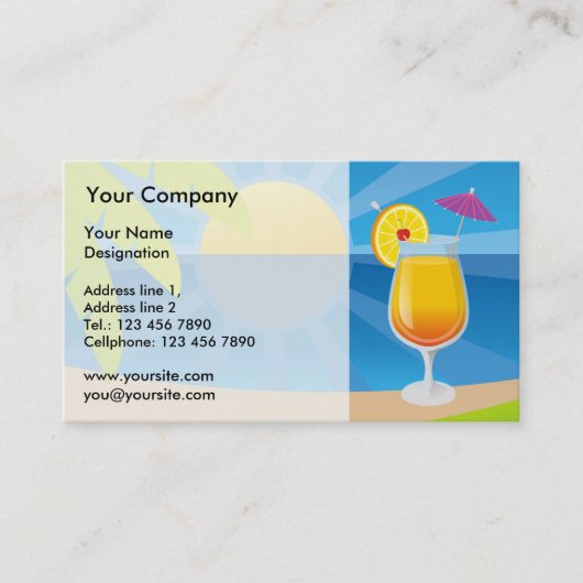 テキラサンライズ名刺 名刺 (正面)