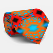 テキラサンライズ幾何グラデーション抽象芸術アート ネクタイ (ロール)