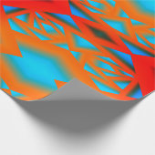 テキラサンライズ幾何グラデーション抽象芸術アート ラッピングペーパー (角)