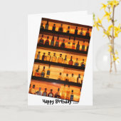 テキラサンライズ誕生日カード カード (黄色い花)