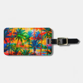 [テキラサンライズ]ブライトトロピカルアイランドバケーション ラゲッジタグ (正面横)