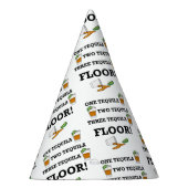 テキラショットグラスとライムウェッジカクテル パーティーハット (右)