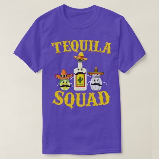テキラスクワッド飲み塩ライムチンコデマヨ Tシャツ (デザイン正面)